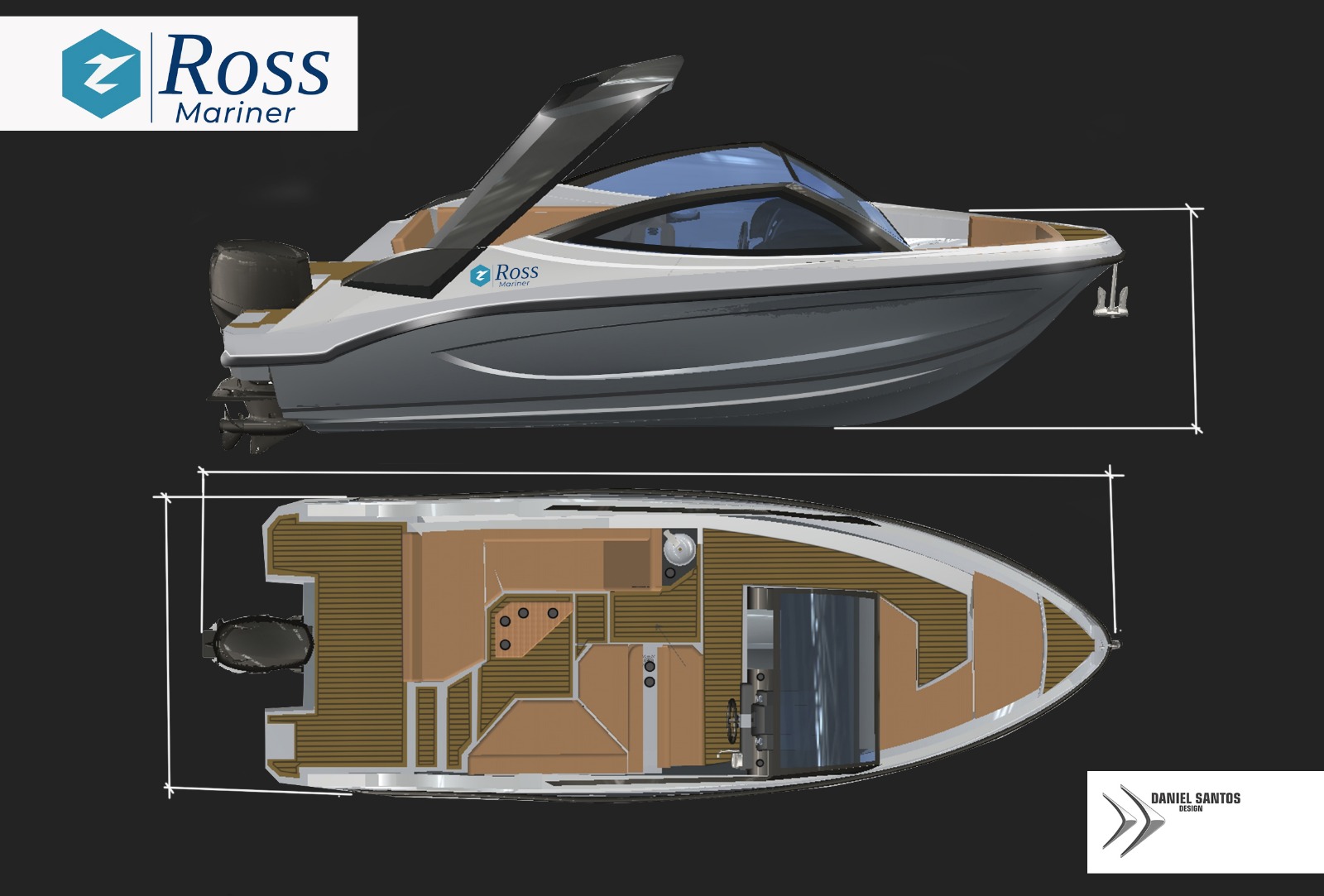 Ross Mariner realiza o pré- lançamento de dois barcos no SP Boat Show 2023